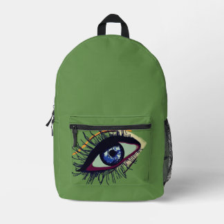 Blue Eye iPhone 8/7, Barely There Printed Backpack