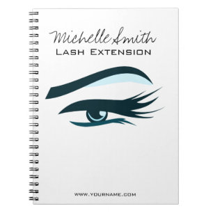 Blue Eye long eyelashes Lash extension  icon Notebook