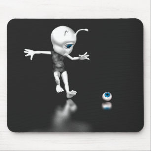 Blue Eye Lost Mouse Pad