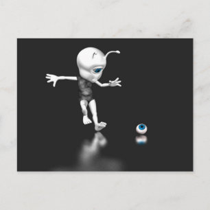 Blue Eye Lost Postcard