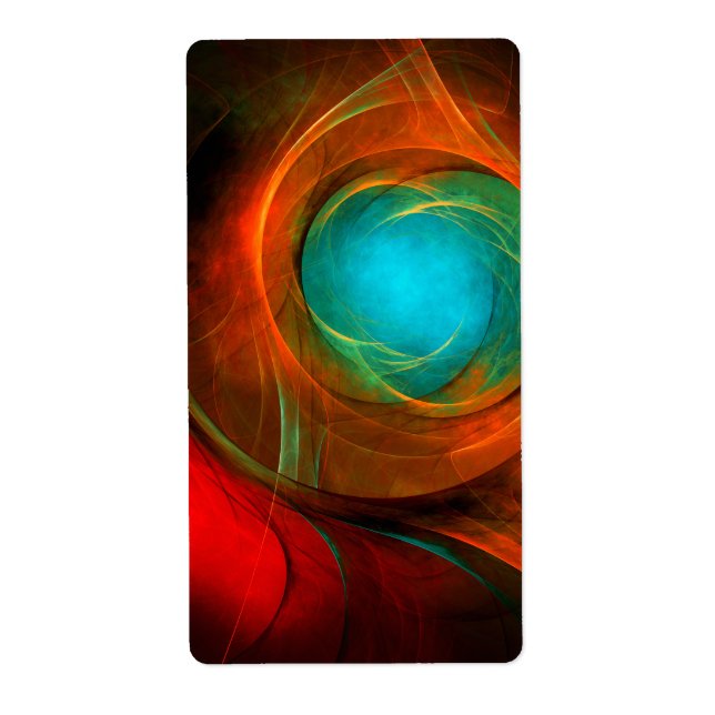 Blue Eye Modern Abstract Fine Art Cool Pattern #16 (Front)