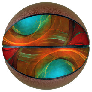 Blue Eye Modern Abstract Fine Art Cool Pattern #16 Basketball