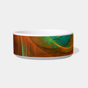 Blue Eye Modern Abstract Fine Art Cool Pattern #16 Bowl