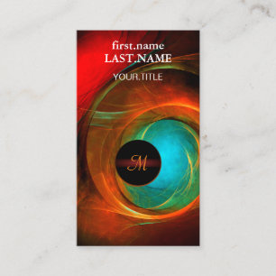 Blue Eye Modern Abstract Fine Art Cool Pattern #16 Business Card