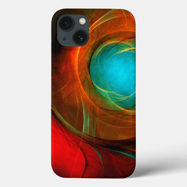 Blue Eye Modern Abstract Fine Art Cool Pattern #16 Case-Mate iPhone Case (Back)