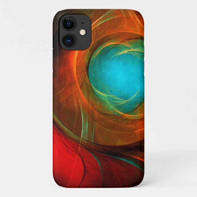 Blue Eye Modern Abstract Fine Art Cool Pattern #16 Case-Mate iPhone Case (Back)