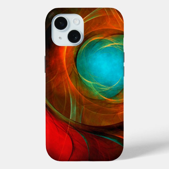 Blue Eye Modern Abstract Fine Art Cool Pattern #16 Case-Mate iPhone Case (Back)