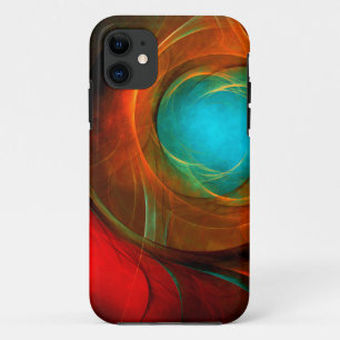 Blue Eye Modern Abstract Fine Art Cool Pattern #16 iPhone 11 Case