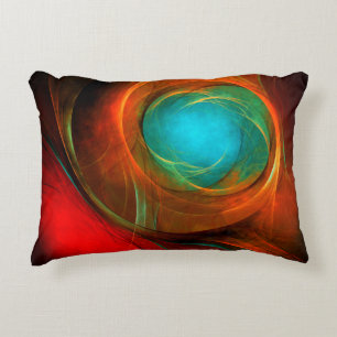 Blue Eye Modern Abstract Fine Art Cool Pattern #16 Decorative Cushion