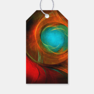 Blue Eye Modern Abstract Fine Art Cool Pattern #16 Gift Tags