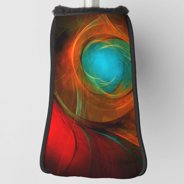 Blue Eye Modern Abstract Fine Art Cool Pattern #16 Golf Head Cover (Rotate 90)