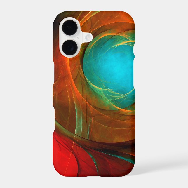 Blue Eye Modern Abstract Fine Art Cool Pattern #16 iPhone Case (Back)