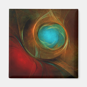 Blue Eye Modern Abstract Fine Art Cool Pattern #16 Magnet