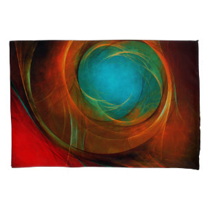 Blue Eye Modern Abstract Fine Art Cool Pattern #16 Pillowcase