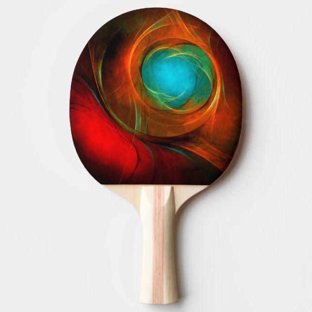 Blue Eye Modern Abstract Fine Art Cool Pattern #16 Ping Pong Paddle (Front)