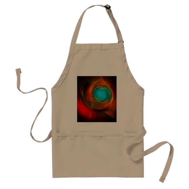 Blue Eye Modern Abstract Fine Art Cool Pattern #16 Standard Apron (Front)