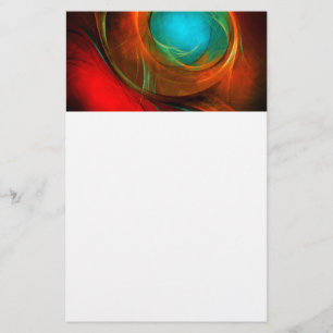 Blue Eye Modern Abstract Fine Art Cool Pattern #16 Stationery