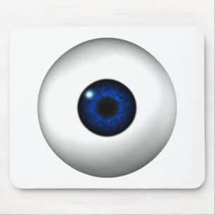 blue eye mouse pad