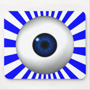 blue eye mouse pad