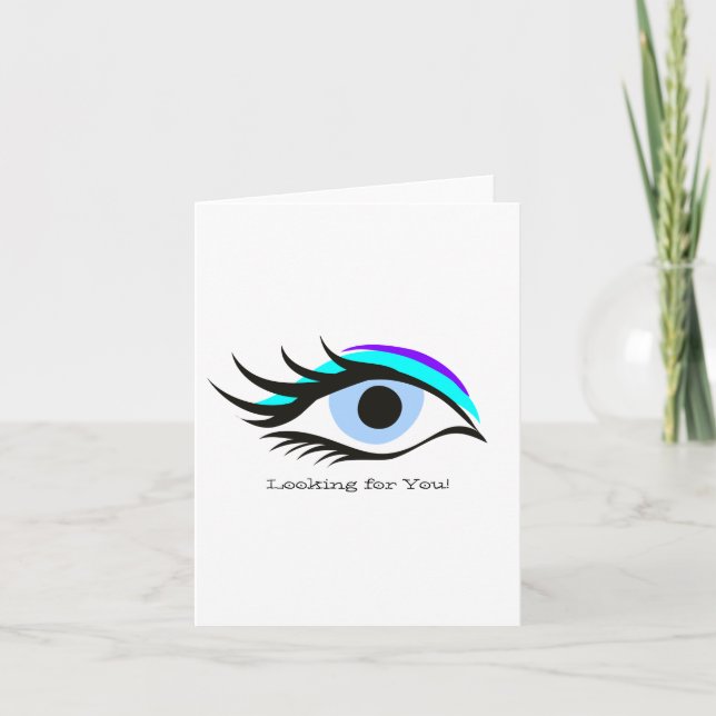 Blue eye  note card (Front)