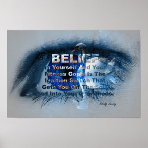 Blue Eye of Fitness Belief! Poster