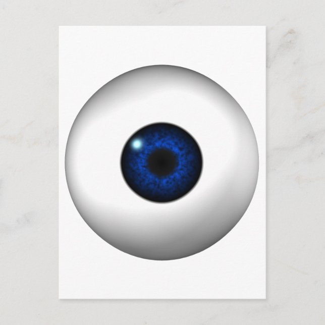 blue eye postcard (Front)