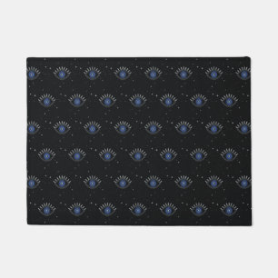 Blue eye protection talisman, good luck doormat