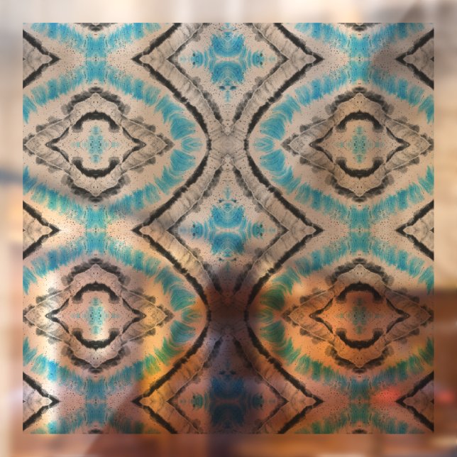 Blue Eye Shibori Tie Dye Rustic Pattern (Sheet 2)