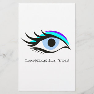 Blue eye stationery