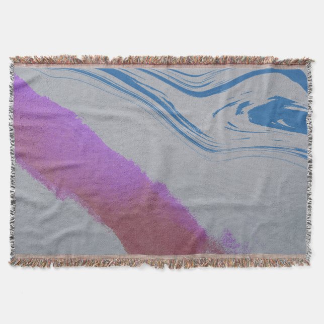 Blue Eye Throw Blanket (Front)