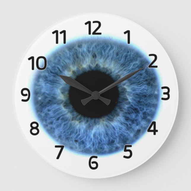 Blue Eye Wall Clock (Front)