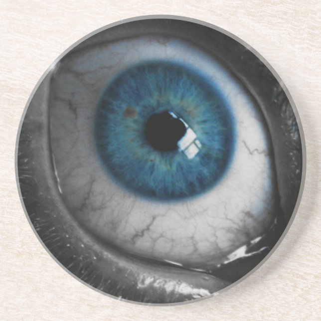 Blue Eyeball Coaster (Front)