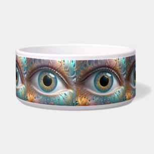 Blue Eyeball Fractal Art,