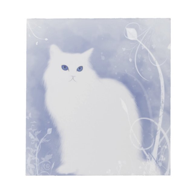 Blue Eyed Beauty Notepad (Front)