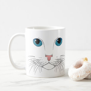 Blue Eyed Cat Coffee Mug