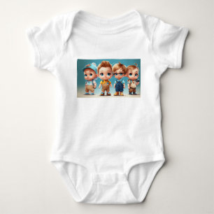 Blue-Eyed Darlings – Cutest Babies Ever Baby Bodysuit