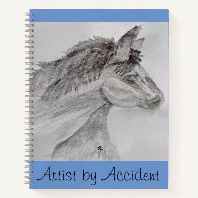 Blue-eyed Horse Notebook (Front)