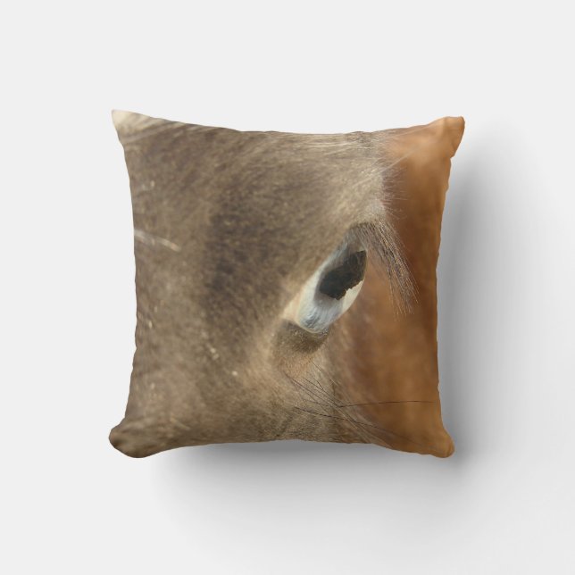 Blue Eyed Mini Filly Cushion (Front)
