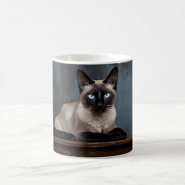 Blue Eyed Siamese Mug (Center)