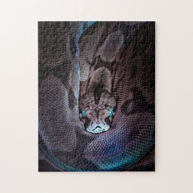 Blue-Eyed Snake Jigsaw Puzzle (Vertical)