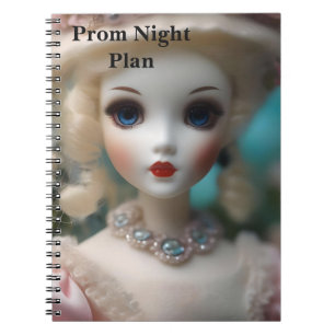 Blue Eyed Vintage Doll, Prom Night Notebook