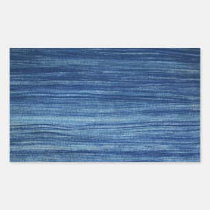 blue fabric miniatures and model textures rectangular sticker