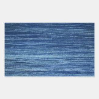 blue fabric miniatures and model textures rectangular sticker