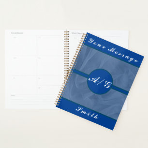Blue Fabric Textured Print - Any colour Planner