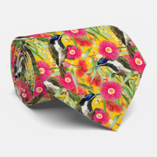 Blue-faced Honeyeater Pattern Tie