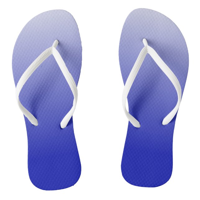 blue fade flip flops (Footbed)
