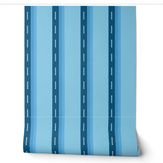 blue faded stripes with dots wallpaper