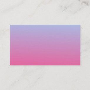 Blue Fades to Pink Business Card