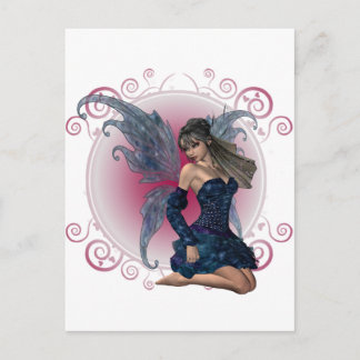 Blue Faerie Postcard