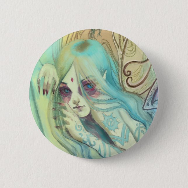 Blue Fairy Button (Front)